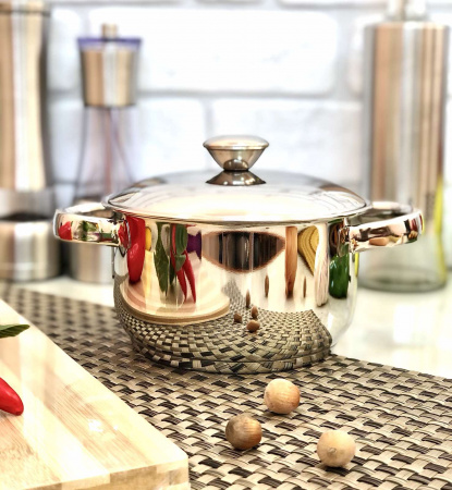 Кастрюля нержавеющая Empire - 5048 - 1,5 л ✅ базовая цена $8.94 ✔ Опт ✔ Скидки ✔ Заходите! - Интернет-магазин ✅ Фортуна-опт ✅