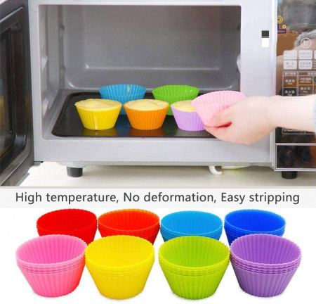 Форма силиконовая кекс 10 шт/наб - 850 ✅ базовая цена $1.44 ✔ Опт ✔ Скидки ✔ Заходите! - Интернет-магазин ✅ Фортуна-опт ✅