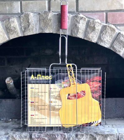 Решетка для барбекю A-Plus - 1882 (40*32*7,5 см) ✅ базовая цена $6.03 ✔ Опт ✔ Скидки ✔ Заходите! - Интернет-магазин ✅ Фортуна-опт ✅