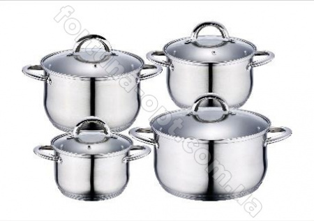 Набор кастрюль Edenberg EB - 4003 - 8 предметов➜ Опт и розница ✅ актуальная цена -Интернет магазин ✅ Фортуна ✅