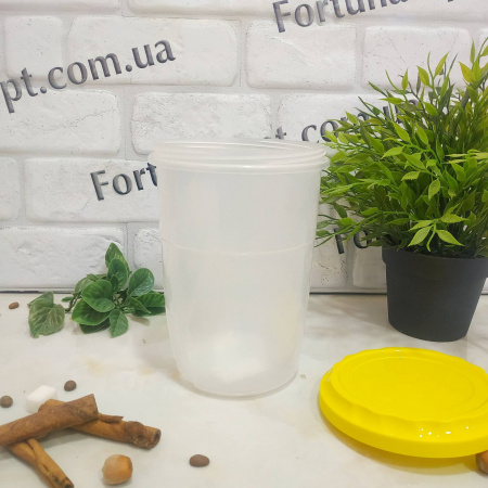 Емкость для сыпучих 1,5 л Снежинка 1500 ✅ базовая цена 28.58 грн. ✔ Опт ✔ Скидки ✔ Заходите! - Интернет-магазин ✅ Фортуна-опт ✅