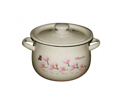 Кастрюля эмалированная 2,4л 1711/2 грушеподобная Магнолия ✅ базовая цена 171.68 грн. ✔ Опт ✔ Скидки ✔ Заходите! - Интернет-магазин ✅ Фортуна-опт ✅