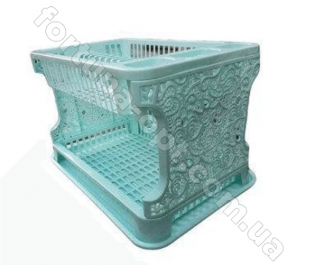 Сушилка для посуды 2-ярусная Ажур - 1016 ✅ базовая цена301 грн. ✔ Опт ✔ Скидки ✔ Заходите! - Интернет-магазин ✅ Фортуна-опт ✅