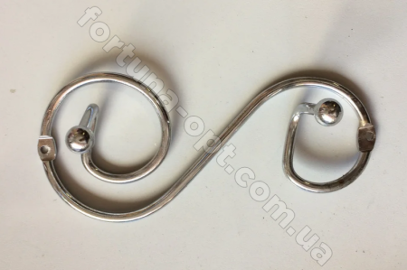 Вешалка нержавеющая спираль 2 крючка - 10145 ✅ базовая цена $0.66 ✔ Опт ✔ Скидки ✔ Заходите! - Интернет-магазин ✅ Фортуна-опт ✅