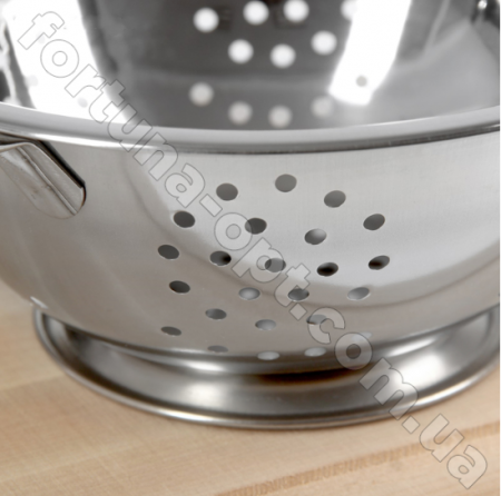 Дуршлаг нержавеющий на ножке  д-30 A-Plus - 0825 ✅ базовая цена $3.05 ✔ Опт ✔ Скидки ✔ Заходите! - Интернет-магазин ✅ Фортуна-опт ✅