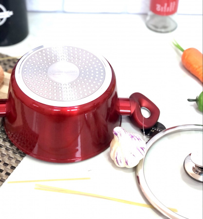 Кастрюля Edenberg Burgundy Metallic Line EB - 7410 - 4,4 л ✅ базовая цена $23.85 ✔ Опт ✔ Скидки ✔ Заходите! - Интернет-магазин ✅ Фортуна-опт ✅