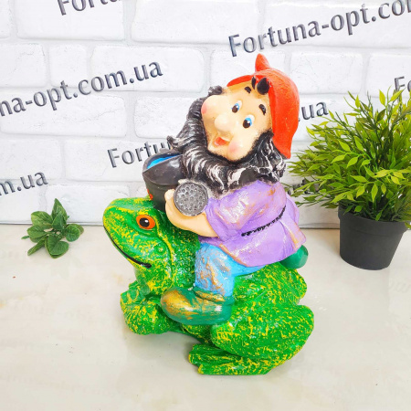 Гном на жабе гипс 1805 ✅ базовая цена 261.57 грн. ✔ Опт ✔ Скидки ✔ Заходите! - Интернет-магазин ✅ Фортуна-опт ✅