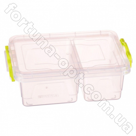 Емкость для продуктов двойная 1,03 л - 0211 ✅ базовая цена 27.35 грн. ✔ Опт ✔ Скидки ✔ Заходите! - Интернет-магазин ✅Фортуна-опт ✅