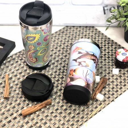 Термокружка нержавеющая A-Plus - 927 - 450 мл ➜ фото ➜ розн цена $2.52 - Интернет-магазин ✅ Fortuna-opt.com.ua. ✅