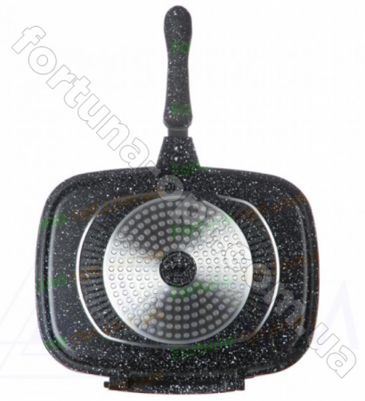 Сковорода для гриля и жарки с мраморным покрытием A-Plus - 1499 - 32 см ✅ базовая цена $20.25 ✔ Опт ✔ Скидки ✔ Заходите! - Интернет-магазин ✅ Фортуна-опт ✅