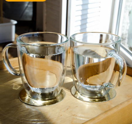 Чашка стеклянная 80 мл двойные стенки 2 шт/наб - 6755 ✅ базовая цена 195.75 грн. ✔ Опт ✔ Скидки ✔ Заходите! - Интернет-магазин ✅ Фортуна-опт ✅