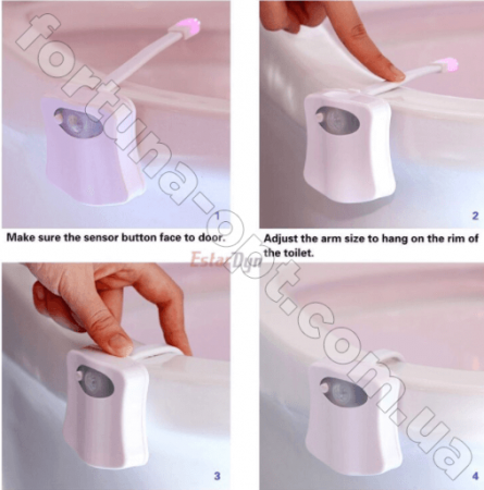 Led подсветка для унитаза с датчиком движения и света TV 0002043 ✅ базовая цена $4.26 ✔ Опт ✔ Скидки ✔ Заходите! - Интернет-магазин ✅ Фортуна-опт ✅