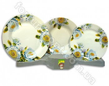 Набор тарелок 18 предметов Elina EL -1110D ➜ Оптом и в розницу ✅ актуальная цена - Интернет магазин ✅ Фортуна ✅