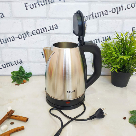 Чайник электрический н/ж 2,0л A-Plus - 2132 (2000 Вт) ✅ базовая цена $6.81 ✔ Опт ✔ Скидки ✔ Заходите! - Интернет-магазин ✅ Фортуна-опт ✅