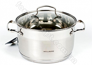 Кастрюля WELLBERG WB 02177 ✅ базовая цена 464.74 грн. ✔ Опт ✔ Акции ✔ Заходите! - Интернет-магазин Fortuna-opt.com.ua.