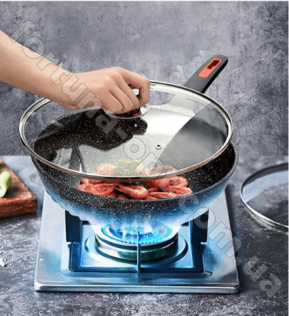 Крышка стеклянная для сковороды Stenson - 2222 - 22 см ✅ базовая цена $1.99 ✔ Опт ✔ Скидки ✔ Заходите! - Интернет-магазин ✅ Фортуна-опт ✅