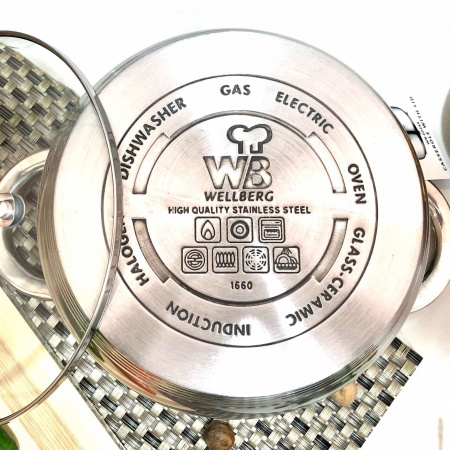 Кастрюля Wellberg WB - 02245 - 3,6 л ✅ базовая цена $15.66 ✔ Опт ✔ Скидки ✔ Заходите! - Интернет-магазин ✅ Фортуна-опт ✅