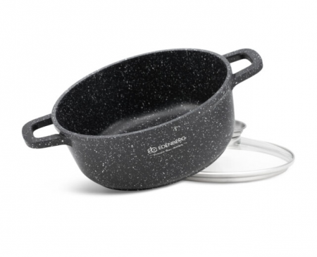 Казан с крышкой черный мрамор Edenberg EB - 8116 - 2,3 л/20 см ✅ базовая цена $17.04 ✔ Опт ✔ Скидки ✔ Заходите! - Интернет-магазин ✅ Фортуна-опт ✅