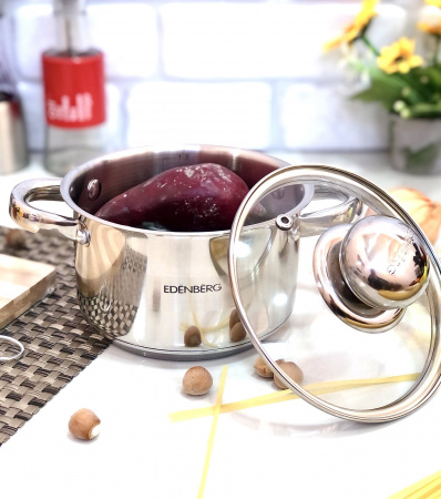 Кастрюля Edenberg EB - 3001 -  0,6 л ✅ базовая цена $10.08 ✔ Опт ✔ Скидки ✔ Заходите! - Интернет-магазин ✅ Фортуна-опт ✅