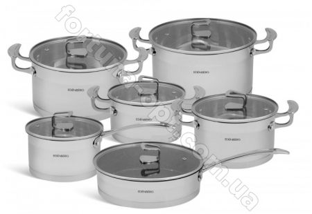 Набор кастрюль из нержавеющей стали Edenberg ЕВ - 4048➜ Опт и розница ✅ актуальная цена -Интернет магазин ✅ Фортуна ✅