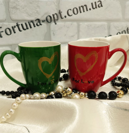 Чашка 340 мл "Для нее и для него" 2628 ✅ базовая цена 70.02 грн. ✔ Опт ✔ Скидки ✔ Заходите! - Интернет-магазин ✅ Фортуна-опт ✅