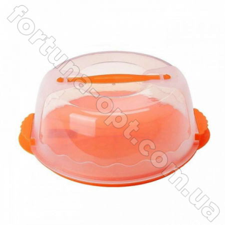 Тортовница пластиковая с крышкой Empire EM - 1305 ✅ базовая цена $2.44 ✔ Опт ✔ Скидки ✔ Заходите! - Интернет-магазин ✅ Фортуна-опт ✅