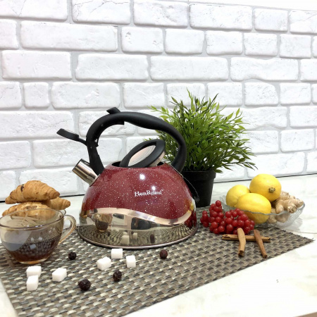 Чайник нержавеющий со свистком 3л Top-Kitchen- 784 ✅ базовая цена $21.67 ✔ Опт ✔ Скидки ✔ Заходите! - Интернет-магазин ✅ Фортуна-опт ✅