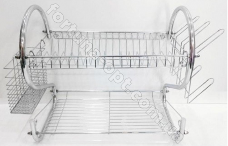 Сушилка для посуды 2-яр н/ж 1198 (А-Плюс) ✅ базовая цена$17.75 ✔ Опт ✔ Скидки ✔ Заходите! - Интернет-магазин ✅ Фортуна-опт ✅