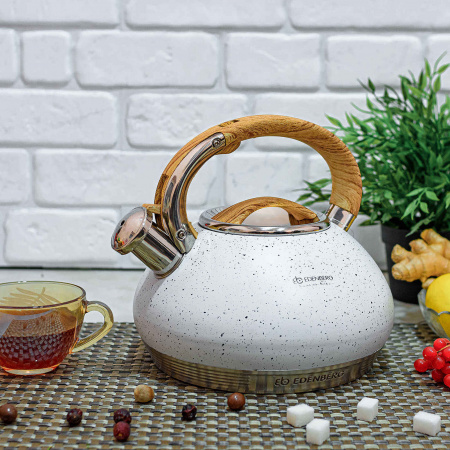 Чайник мраморный со свистком 3л Edenberg ЕВ 8811 ✅ базовая цена $23.06 ✔ Опт ✔ Скидки ✔ Заходите! - Интернет-магазин ✅ Фортуна-опт ✅
