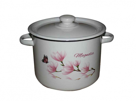 Кастрюля эмалированная 5,5л 1617/2 Магнолия белая ✅ базовая цена 264.27 грн. ✔ Опт ✔ Скидки ✔ Заходите! - Интернет-магазин ✅ Фортуна-опт ✅
