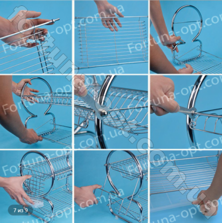 Сушилка из нержавеющей стали 2112 Edenberg ЕВ - 2112 (2 яруса) ✅ базовая цена$15.89 ✔ Опт ✔ Скидки ✔ Заходите! - Интернет-магазин ✅ Фортуна-опт ✅