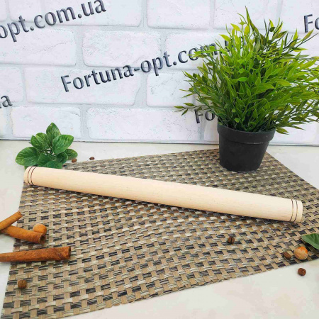 Скалка прямая деревянная - 1503 ✅ базовая цена 33.86 грн. ✔ Опт ✔ Скидки ✔ Заходите! - Интернет-магазин ✅ Фортуна-опт ✅