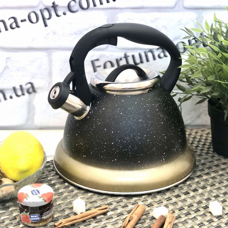 Чайник нержавеющий с мраморным покрытием 3,0 л A-Plus - 1310 ✅ базовая цена $11.03 ✔ Опт ✔ Скидки ✔ Заходите! - Интернет-магазин ✅ Фортуна-опт ✅