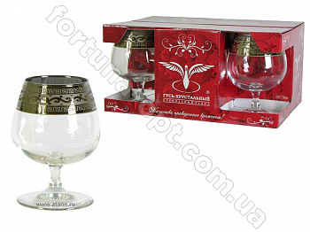 Набор бокалов для коньяка 6 шт Версаче GE 08-1812 410 мл ➜ Оптом и в розницу ✅ актуальная цена -Интернет магазин ✅  Фортуна ✅