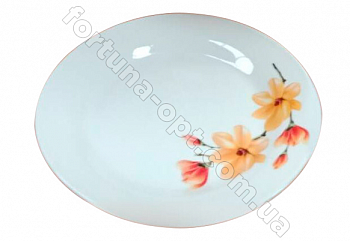 Тарелка керамическая №7,5 Органза 0502501 ➜ Оптом и в розницу ✅ актуальная цена - Интернет магазин ✅ Фортуна ✅