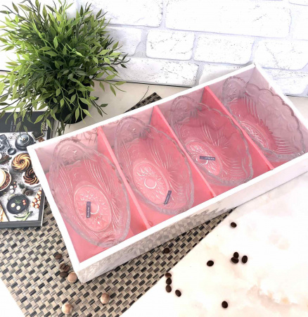 Салатник стекло резной 0073-4 ✅ базовая цена 301.06 грн. ✔ Опт ✔ Скидки ✔ Заходите! - Интернет-магазин ✅ Фортуна-опт ✅