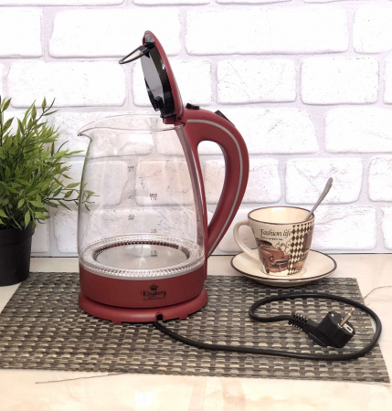 Чайник электрический 1,7 л Kingberg KB-2029  ✅ базовая цена $13.65 ✔ Опт ✔ Скидки ✔ Заходите! - Интернет-магазин ✅ Фортуна-опт ✅