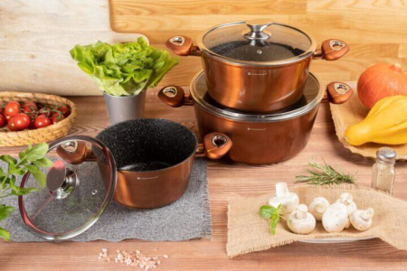 Набор посуды Edenberg EB - 7422 Bronze Line ✅ базовая цена $56.99 ✔ Опт ✔ Скидки ✔ Заходите! - Интернет-магазин ✅ Фортуна-опт ✅