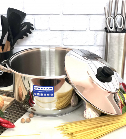 Кастрюля из нержавеющей стали Home Perfect - 2313 - 10,5 л ✅ базовая цена 564.77 грн. ✔ Опт ✔ Скидки ✔ Заходите! - Интернет-магазин ✅ Фортуна-опт ✅