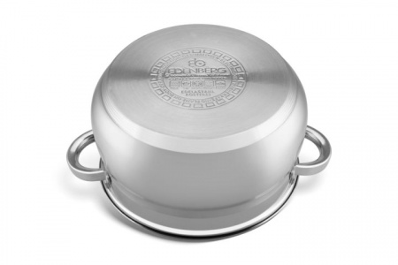 Набор нержавеющих кастрюль яблочной формы 6шт/набор Edenberg EB - 4065➜ Опт и розница ✅ актуальная цена -Интернет магазин ✅ Фортуна ✅