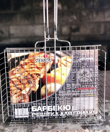 Решетка для гриля 31 х 24 х 5,5 см Stenson MH - 0086 ✅ базовая цена $4.08 ✔ Опт ✔ Скидки ✔ Заходите! - Интернет-магазин ✅ Фортуна-опт ✅
