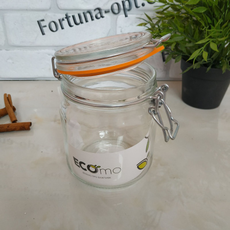 Бугельная банка с зажимом Ecomo Бугель 500 мл 22504 ✅ базовая цена 67.49 грн. ✔ Опт ✔ Скидки ✔ Заходите! - Интернет-магазин ✅ Фортуна-опт ✅