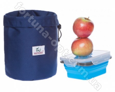 Ланч-бокс силиконовый складной Frico FRU - 383 - 800 мл ➜ фото ➜ розн цена $5.04 - Интернет-магазин ✅ Fortuna-opt.com.ua. ✅