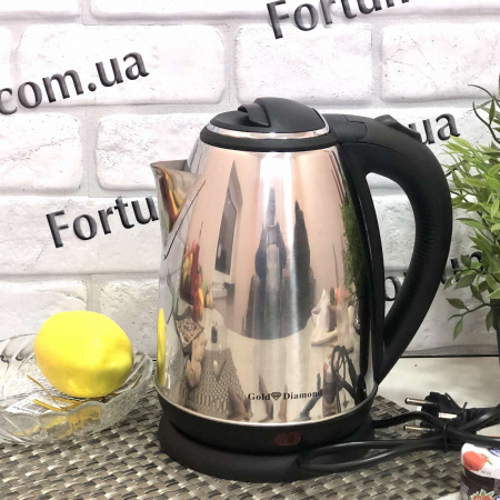 Электрочайник Gold Diamond TK - 00029 ✅ базовая цена $7.27 ✔ Опт ✔ Скидки ✔ Заходите! - Интернет-магазин ✅ Фортуна-опт ✅