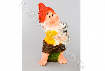 Гном с собакой 1809 ➜ Оптом и в розницу ✅ актуальная цена -Интернет магазин ✅ Фортуна ✅