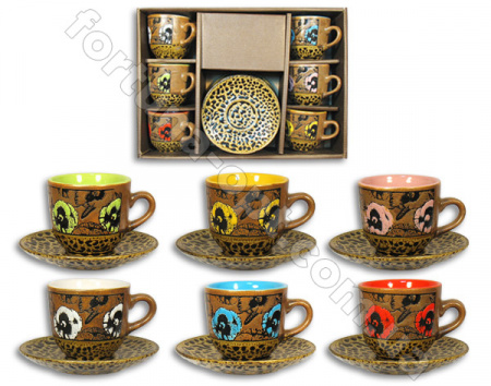 Сервиз кофейный 12 предметов Elina EL -  5032 ✅ базовая цена 121.10 грн. ✔ Опт ✔ Скидки ✔ Заходите! - Интернет-магазин ✅ Фортуна-опт ✅