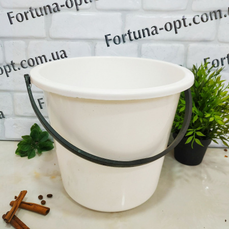 Ведро 11л пищевое без крышки Эталон 0005 ✅базовая цена 115 грн. ✔ Опт ✔ Скидки ✔ Заходите! - Интернет-магазин ✅ Фортуна-опт ✅