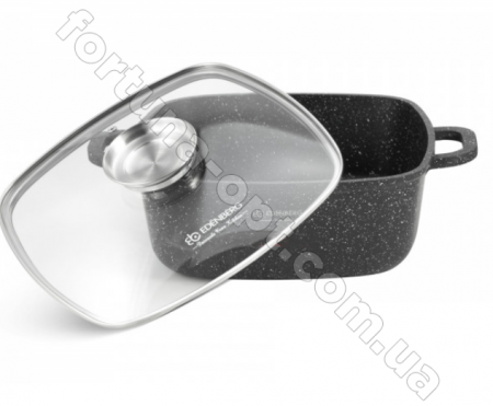 Казан квадратный с крышкой Edenberg EB - 8112 - 3,7 л/22 см ✅ базовая цена $25.97 ✔ Опт ✔ Скидки ✔ Заходите! - Интернет-магазин ✅ Фортуна-опт ✅