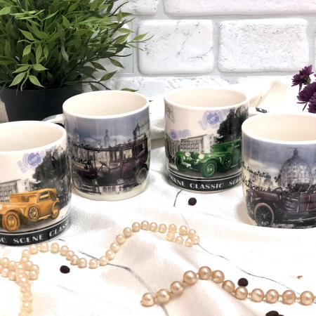 Чашка фарфор 360 мл Ретро Авто 2183 ✅ базовая цена 63.40 грн. ✔ Опт ✔ Скидки ✔ Заходите! - Интернет-магазин ✅ Фортуна-опт ✅