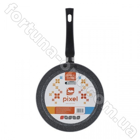 Блинная сковорода Pixel PX - 1100P-24 - 24 см ✅ базовая цена 154.54 грн. ✔ Опт ✔ Скидки ✔ Заходите! - Интернет-магазин ✅ Фортуна-опт ✅